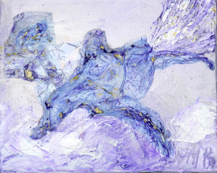 Pintura intitulada "RÊVES" por Nathalie Morin, Obras de arte originais, Acrílico