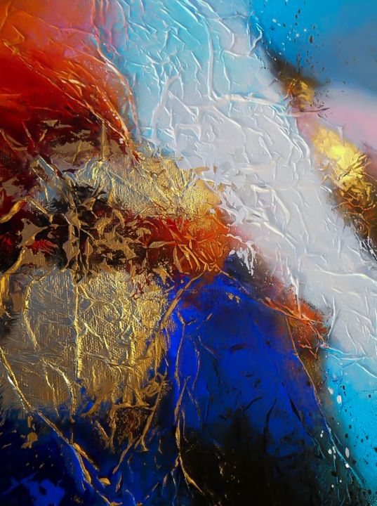 Tableau abstrait contemporain moderne Heika Peinture par Tableau abstrait contemporain moderne Heika Peinture par