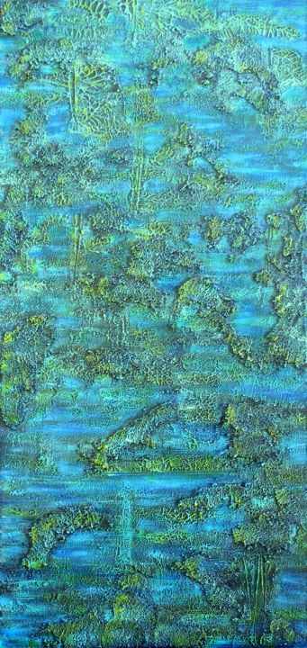 Peinture intitulée "Mangrove" par Laly, Œuvre d'art originale, Acrylique