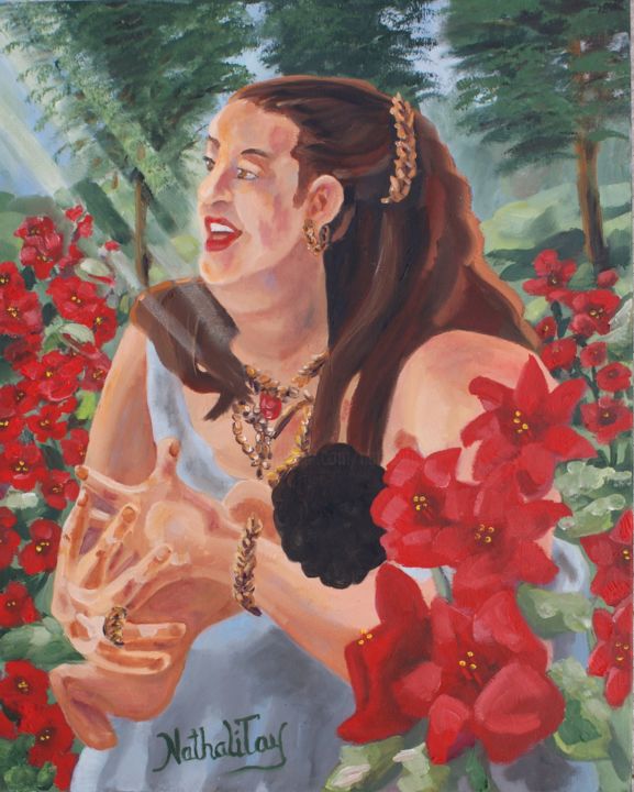 Painting titled "DéméCass" by Nathalitay, Original Artwork, Oil