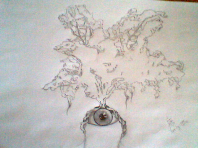 Drawing titled "roots" by Natie Tembe, Original Artwork
