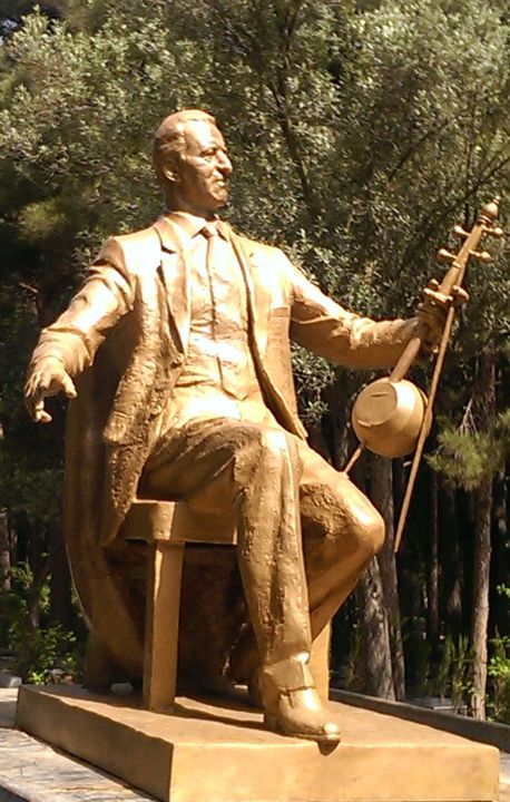 Skulptur mit dem Titel "Habil Aliyev" von Natig Aliev, Original-Kunstwerk