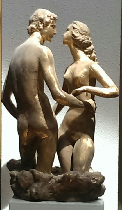 Skulptur mit dem Titel "love.jpg" von Natig Aliev, Original-Kunstwerk