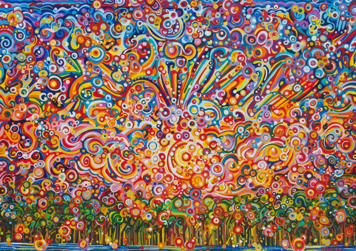 Pintura titulada "Dew - Rocío" por Natitota, Obra de arte original