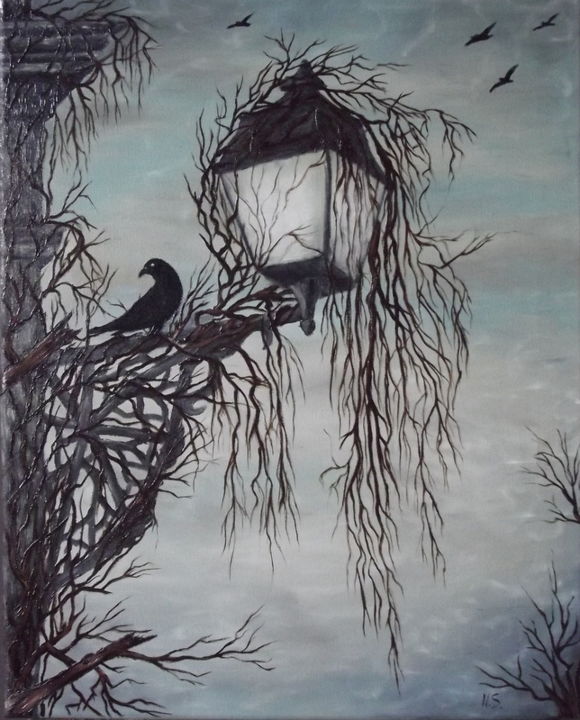 "Das Leben ist zu kurz für irgendwann" - Painting, 40x50 cm ©2014 by Nataly Schirokov -
Conceptual Art, Canvas