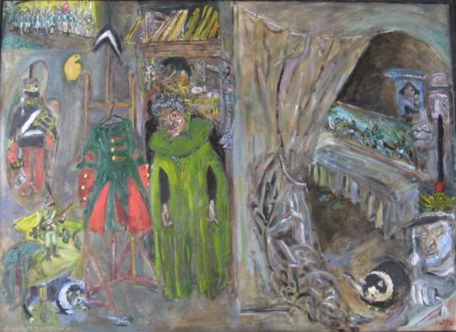 Pintura titulada "Саша Чагадаев/ Alex…" por Natta Konysheva, Obra de arte original, Otro