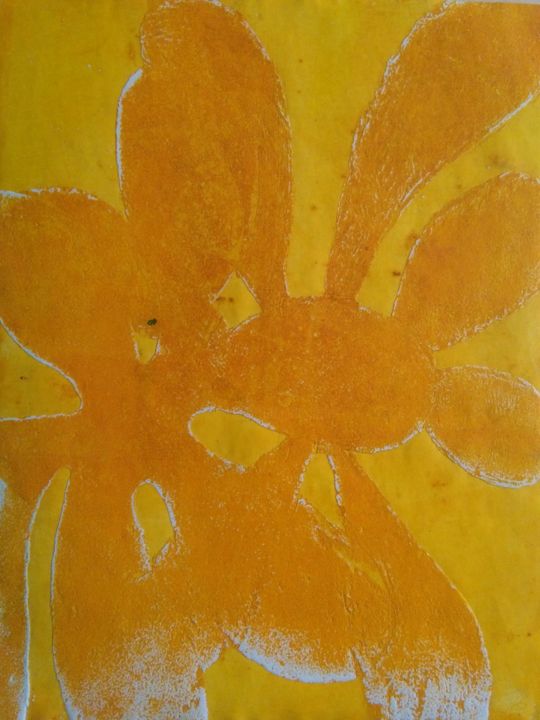 "Formas amarillas" başlıklı Baskıresim Nayeli tarafından, Orijinal sanat, Litografi