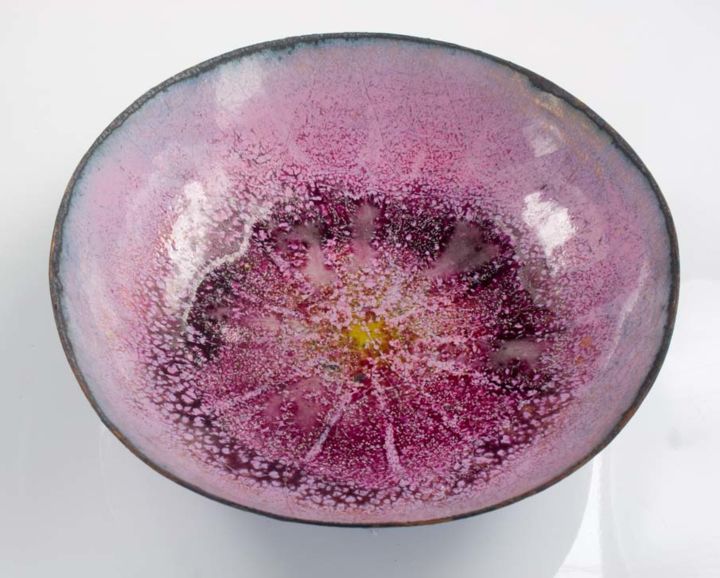 Sculpture intitulée "crackle-bowl1-web-v…" par Nayna Shriyan, Œuvre d'art originale