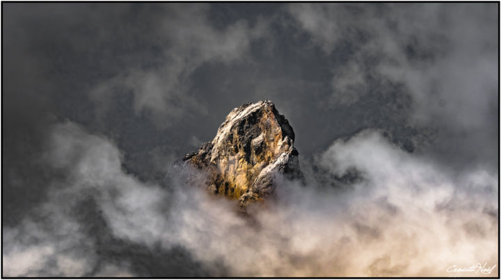 Fotografia intitolato "La Pointe Percée" da Noel Crosetti, Opera d'arte originale