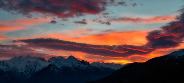 Fotografía titulada "Flammes" por Noel Crosetti, Obra de arte original