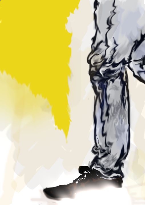 Arts numériques intitulée "Walklueur" par Noura D.K, Œuvre d'art originale, Travail numérique 2D