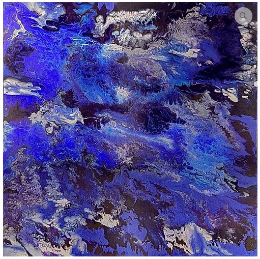 Картина под названием "Cloudy Night - Mari…" - Neil Kerman, Подлинное произведение искусства, Акрил