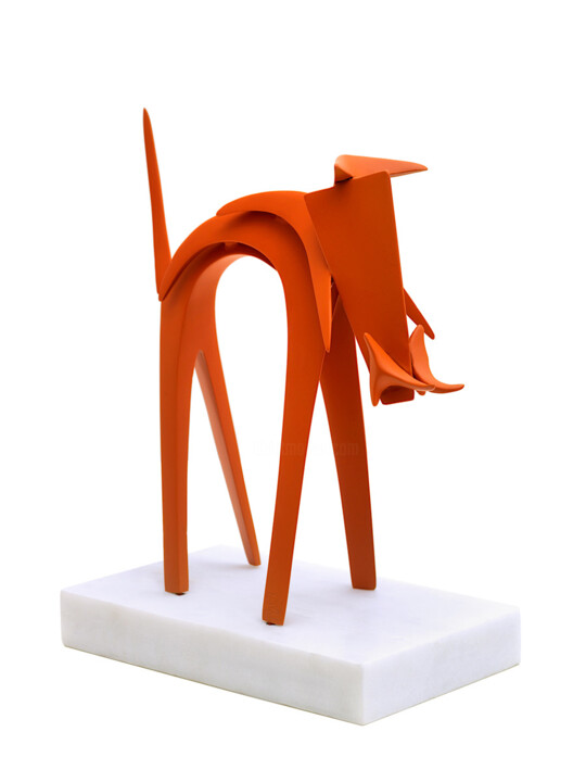 Скульптура под названием "Bristle" - Neil R. Mason, Подлинное произведение искусства, Бронза