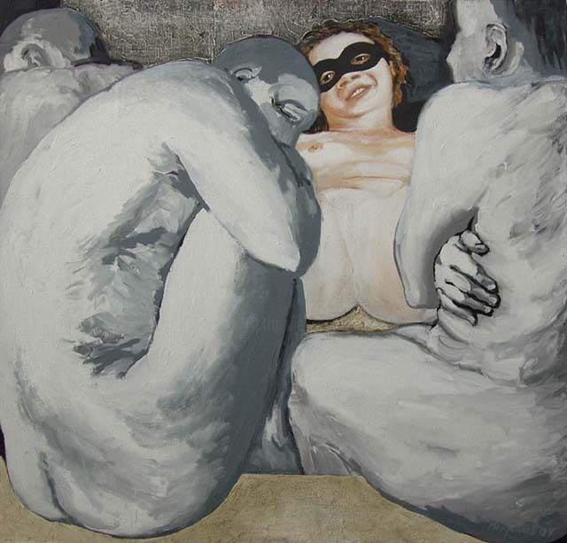 Картина под названием "unknown Woman" - Vladimir Nekrasov, Подлинное произведение искусства
