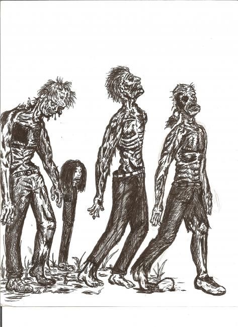Walking Dead, Dibujo por Sergio Estrada | Artmajeur