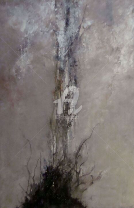 Peinture intitulée "Les racines du mal" par Nelly Carnet, Œuvre d'art originale, Acrylique Monté sur Châssis en bois