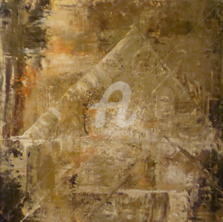 Pintura intitulada "La déconstructio, I…" por Nelly Carnet, Obras de arte originais, Acrílico Montado em Armação em madeira