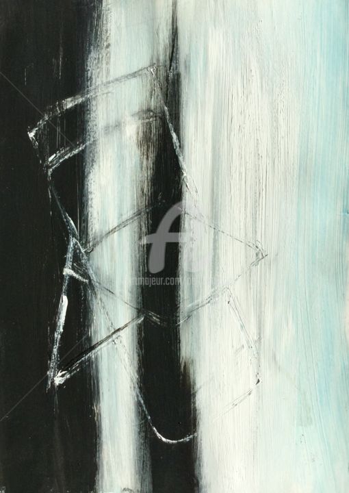 「La chaise 2」というタイトルの絵画 Nelly Coudouxによって, オリジナルのアートワーク, アクリル