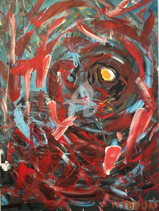Peinture intitulée "Collapse" par Nelson Tuduri, Œuvre d'art originale, Huile
