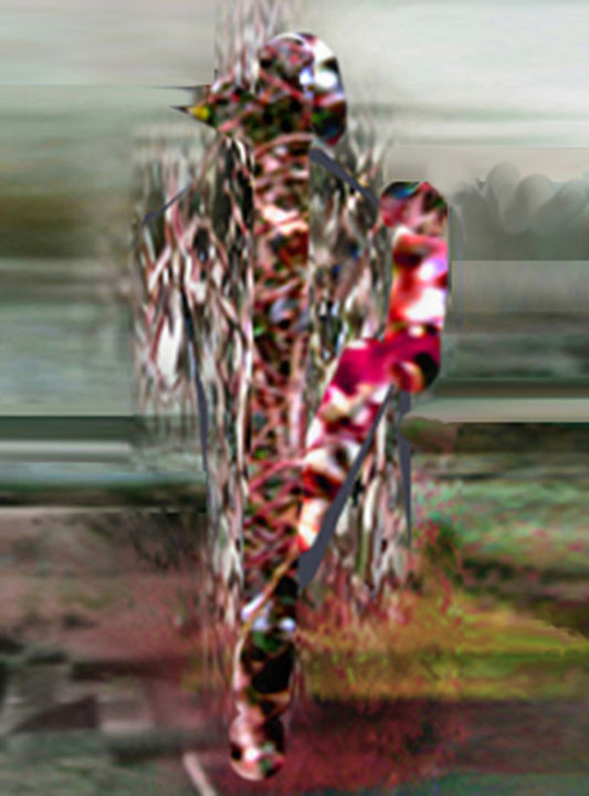 Grafika cyfrowa / sztuka generowana cyfrowo zatytułowany „Asappeared67” autorstwa Immo Jalass, Oryginalna praca, Malarstwo c…