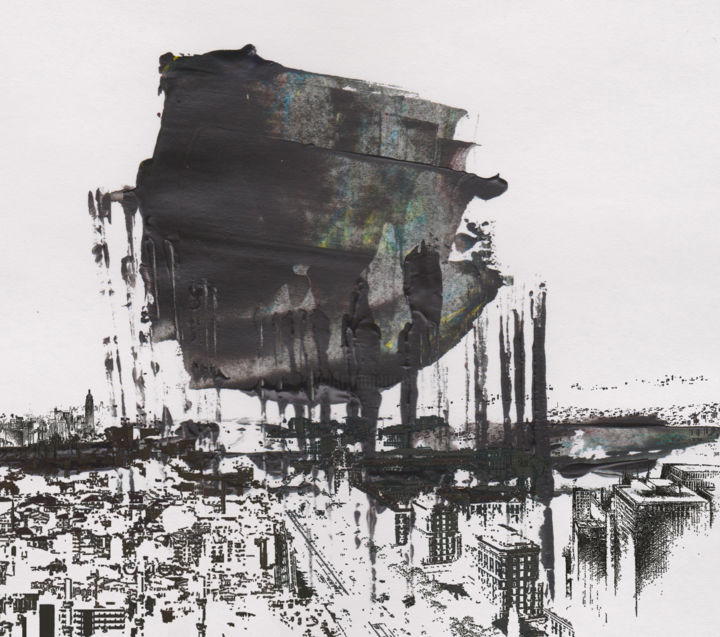 Картина под названием "tecton 3" - Dmitrii Nepostaev, Подлинное произведение искусства, Другой
