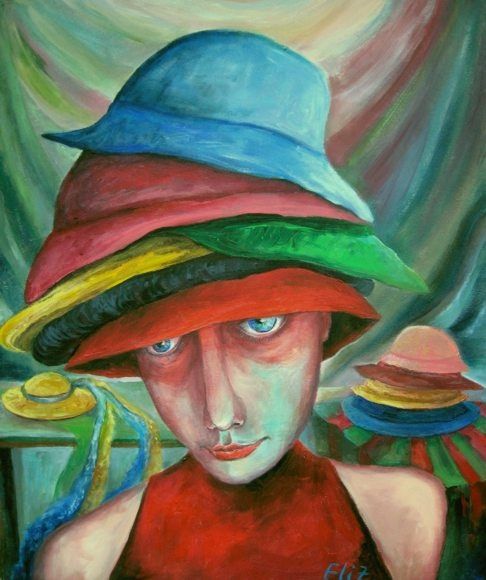 Painting titled "FREEDOM OF CHOICE" by Nesis Elisheva (Eli7), Original Artwork, Acrylic