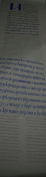 Painting titled "Calligraphy" by Nevena Ristic, Original Art, Ink