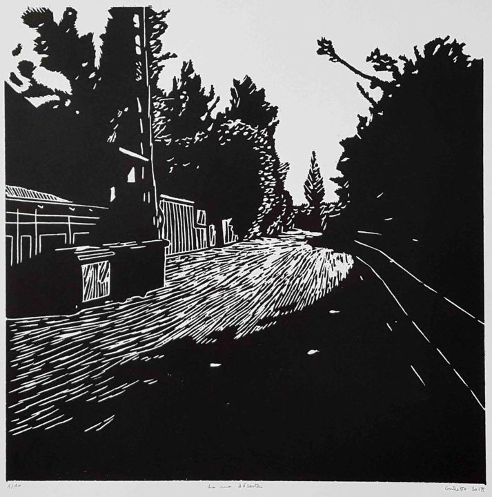 Printmaking,  15.8x15.8 in 