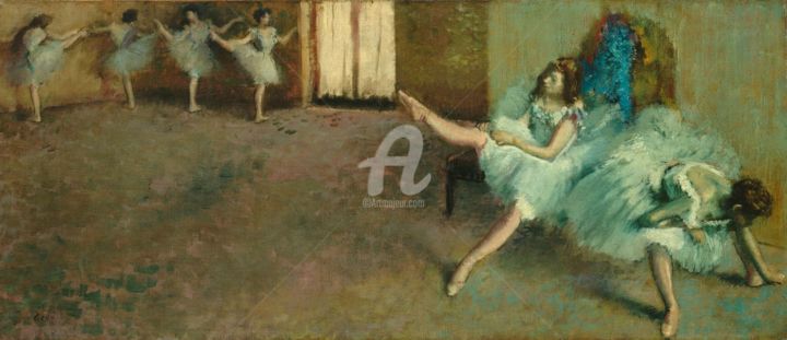 Pintura titulada "degas-danseuses-487…" por Paterson, Obra de arte original