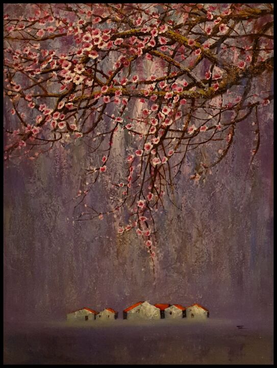 Pintura titulada "Spring" por Nguyen Khac Tai Tai, Obra de arte original, Acrílico