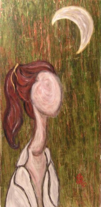 Pittura intitolato "Madame" da Cinzia Corvo (Nic), Opera d'arte originale