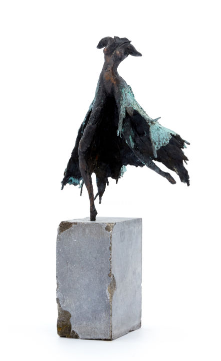 Rzeźba zatytułowany „Dryad Queen” autorstwa Nick Vermeulen, Oryginalna praca, Brąz