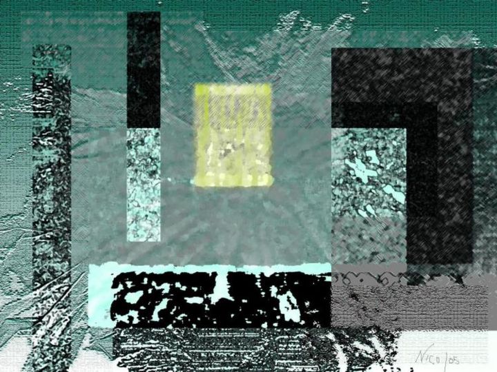 Digital Arts titled "Abstract" by Nick Mancuso, Original Art, Digital Painting