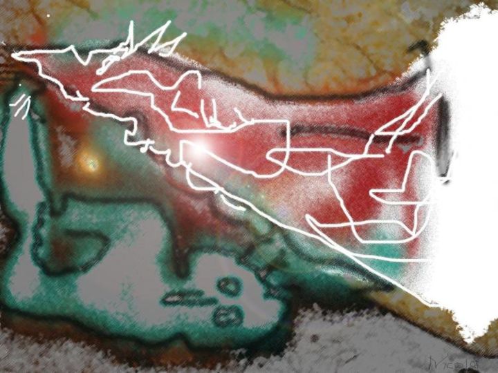 Digital Arts titled "Aero-Cane" by Nick Mancuso, Original Art, Digital Painting