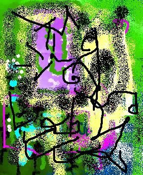 Digital Arts titled "Handwriting - 1" by Nick Mancuso, Original Artwork, Digital Painting