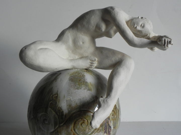 Sculpture intitulée "Fontaine de Jouvance" par Nicola Deux, Œuvre d'art originale, Céramique