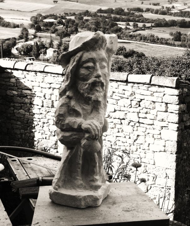 雕塑 标题为“Saint Jacques de Co…” 由Nicolas Bouriot (KRB1), 原创艺术品, 石