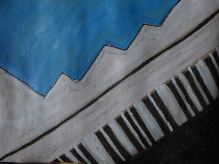 Painting titled "Jazz" by Nicolas Cavuoto, Original Artwork, Acrylic
