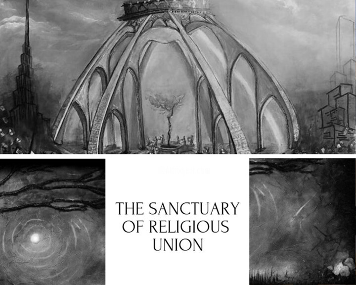 Grafika cyfrowa / sztuka generowana cyfrowo zatytułowany „The Sanctuary of Re…” autorstwa Nicolas Chammat, Oryginalna praca,…