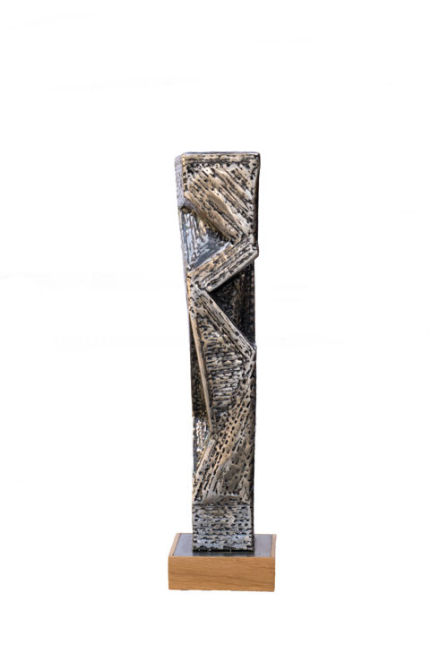 Sculpture titled "César'B" by Nicolas Mialet, Original Artwork, Metals