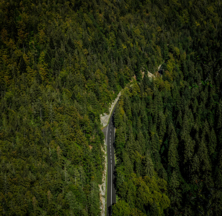 Photographie intitulée "Road II" par Nicolas Sorel, Œuvre d'art originale, Photographie non manipulée