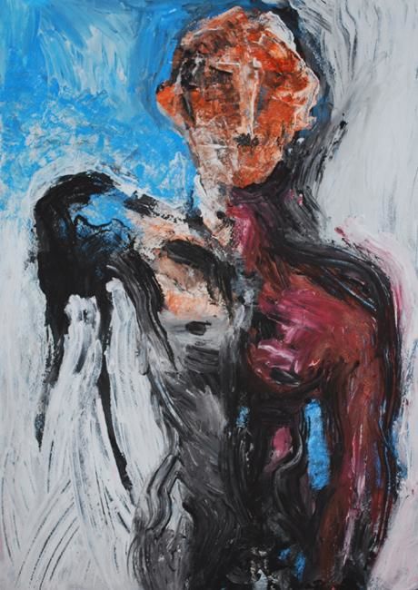 Pintura titulada "Untitled  12-09" por Nicolas Nishiky, Obra de arte original, Acrílico