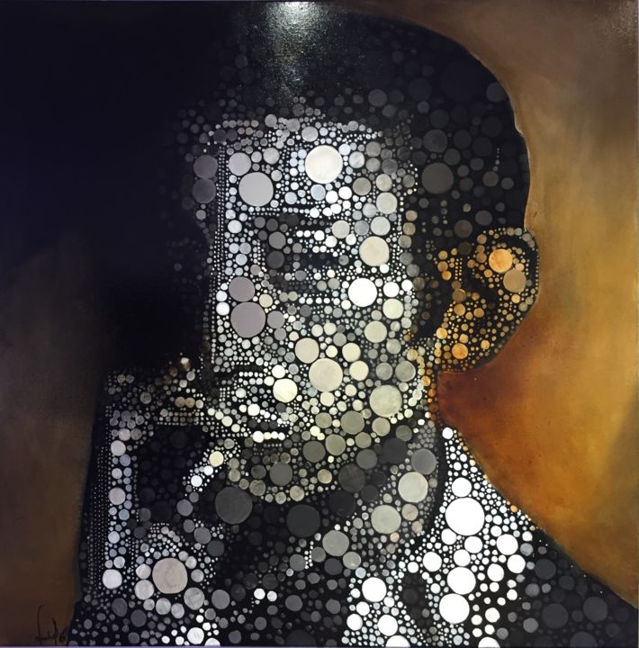 Peinture intitulée "Mister Gainsbourg" par Nicolas Périgois, Œuvre d'art originale, Acrylique