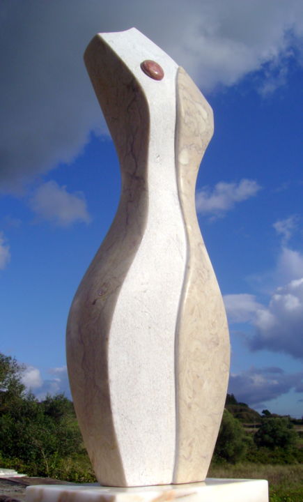 Sculptuur getiteld "Feminino XXI" door Nicolau Campos, Origineel Kunstwerk