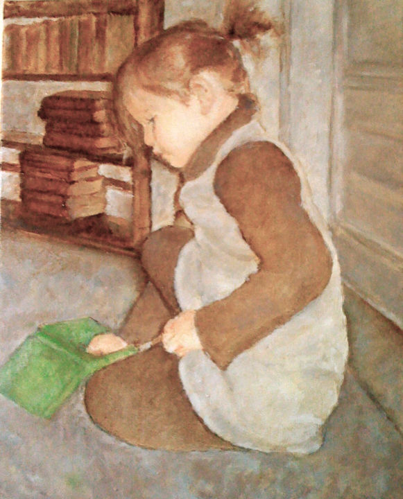Schilderij getiteld "Maylis" door Françoise Vivier Nicolaÿ, Origineel Kunstwerk