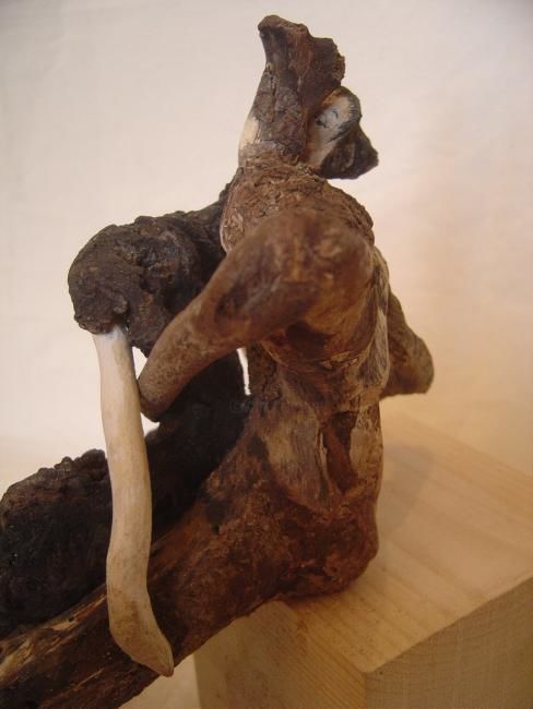 Sculpture titled "le baiser" by Nicole Agoutin, Original Artwork
