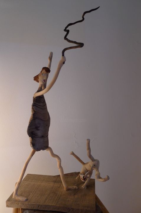 Скульптура под названием "p1020380r.jpg" - Nicole Agoutin, Подлинное произведение искусства
