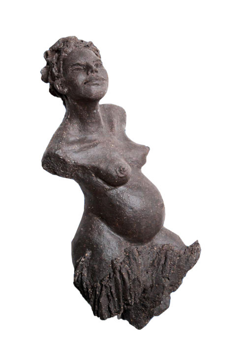 雕塑 标题为“Eclatante 3” 由Nicole Besnainou, 原创艺术品, 陶瓷