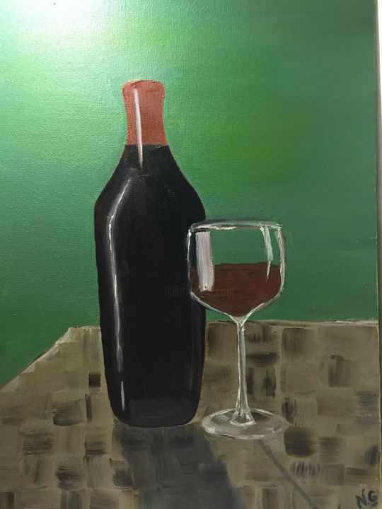 绘画 标题为“Wine” 由Nicole Ganjelashvili, 原创艺术品, 油