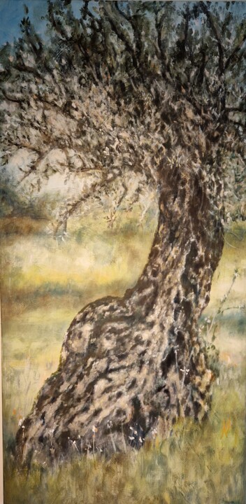 Pittura intitolato "OLIVIER DU PORTUGAL…" da Nicole Lavigne, Opera d'arte originale, Olio